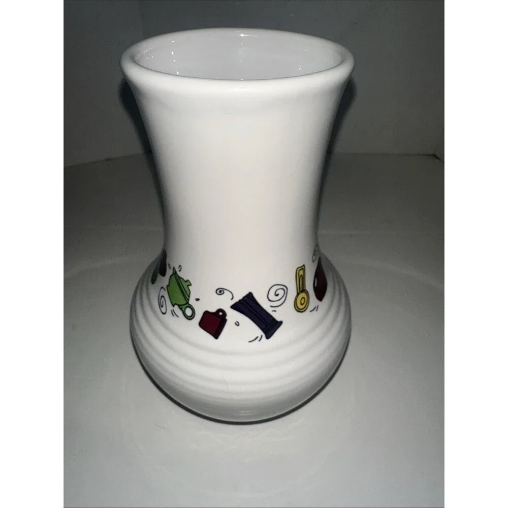 Fiesta ICON Royalty Vase Rare Icon Pattern Fiestaware HTF